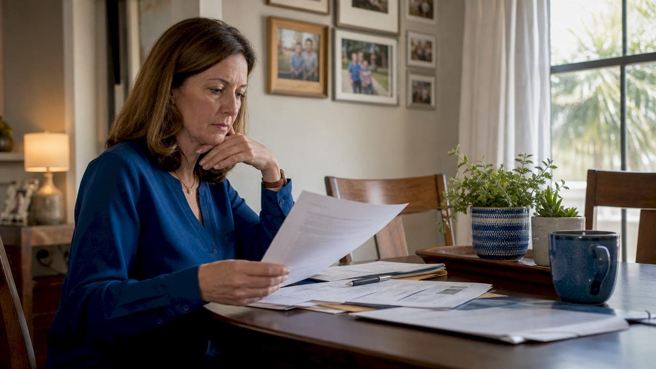 Florida homeowner reviewing home sale challenges