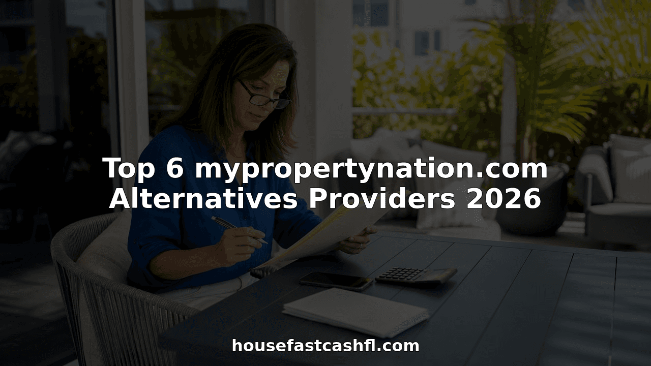 Woman reviewing home sale paperwork at kitchen table